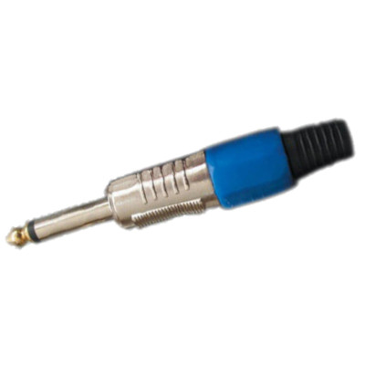 OEM 6,3mm Canon Mono Gitar Jack Renk:Mavi